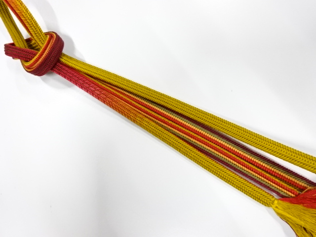 正絹　手組帯締め