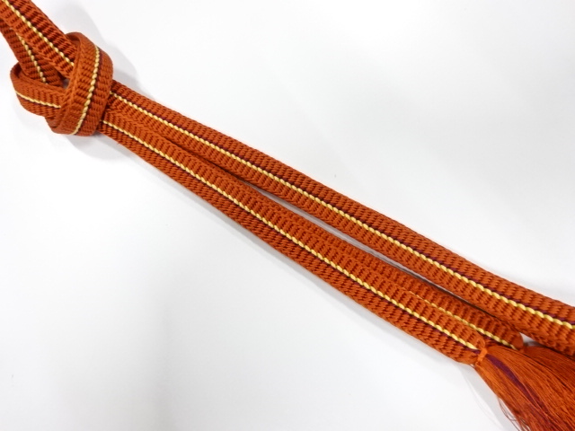 正絹　手組帯締め