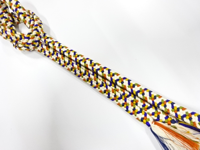 正絹　手組帯締め