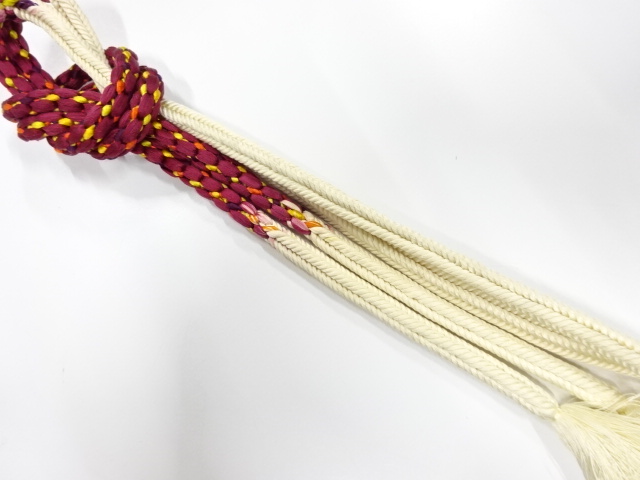 正絹　手組帯締め