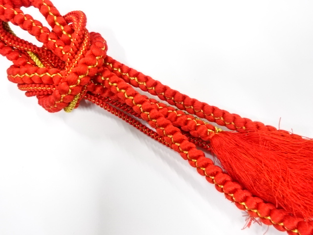 正絹　手組帯締め