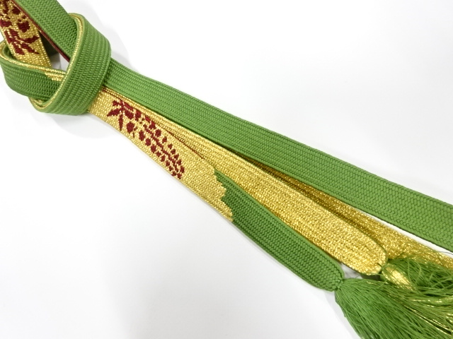 正絹　手組帯締め