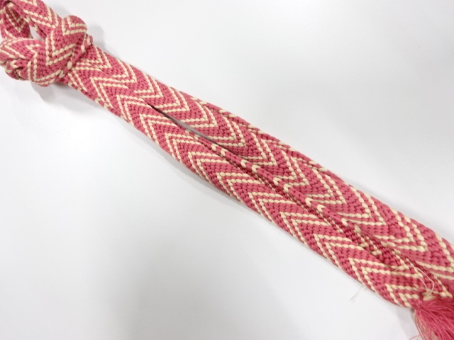 正絹　手組帯締め