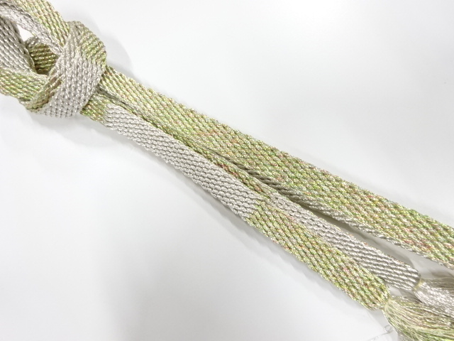 正絹　手組帯締め