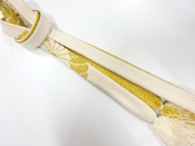 正絹　手組帯締め