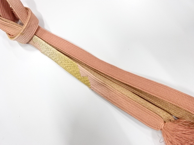 正絹　手組帯締め