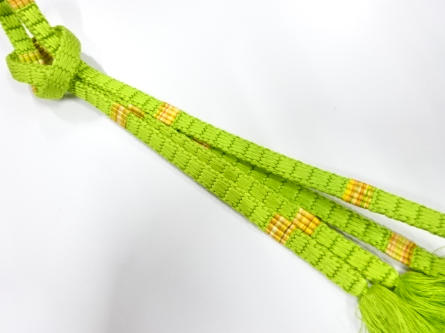 正絹　手組帯締め