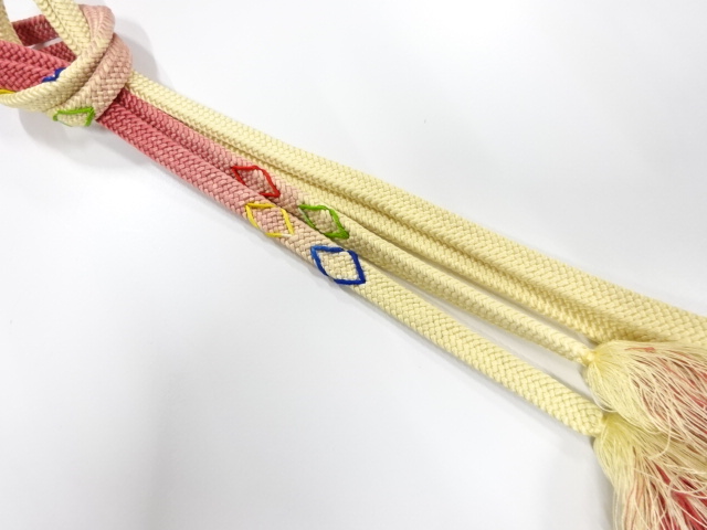 正絹　手組帯締め