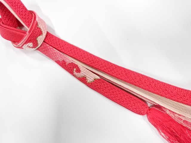 正絹　手組帯締め