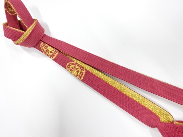 正絹　手組帯締め