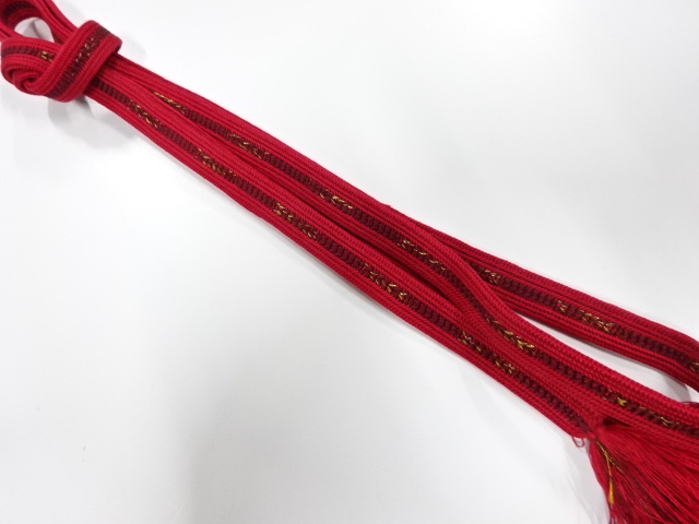 正絹　手組帯締め