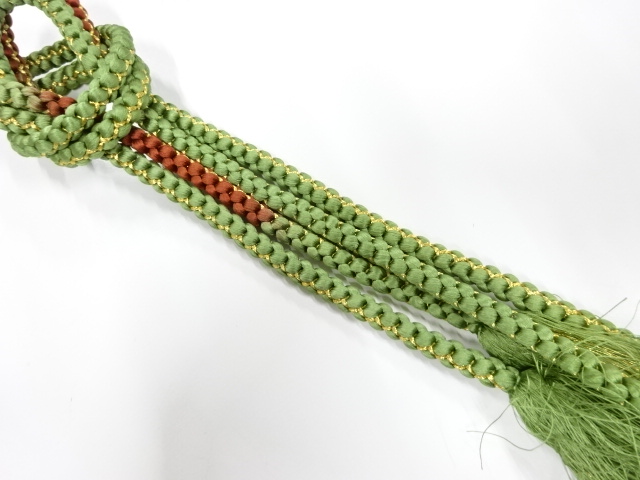 正絹　手組帯締め