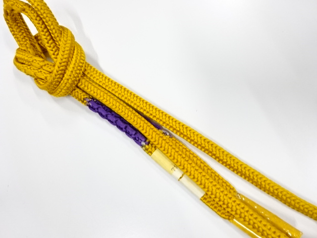 未使用品　正絹　手組帯締め