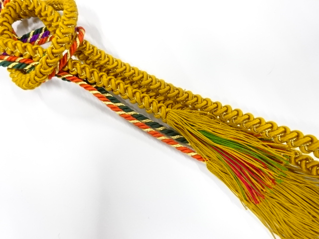 正絹　手組帯締め