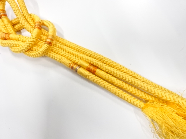 正絹　手組帯締め