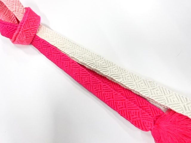 正絹　手組帯締め