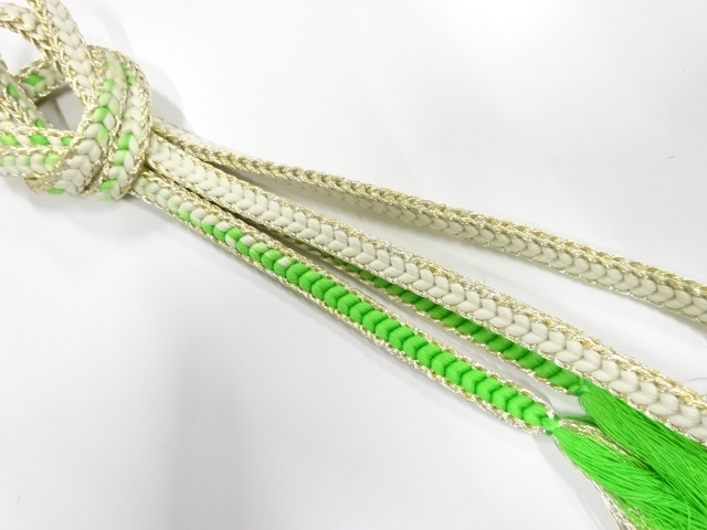 正絹　手組帯締め