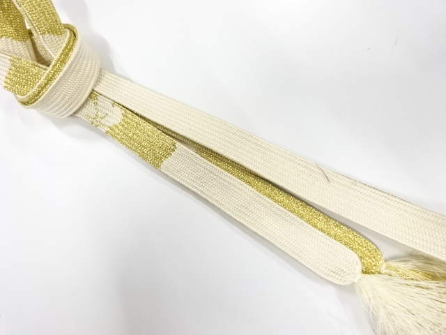 正絹　手組帯締め