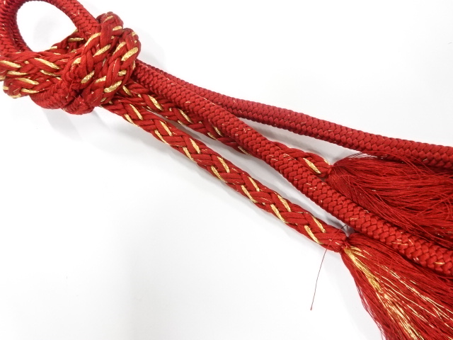 正絹　手組帯締め