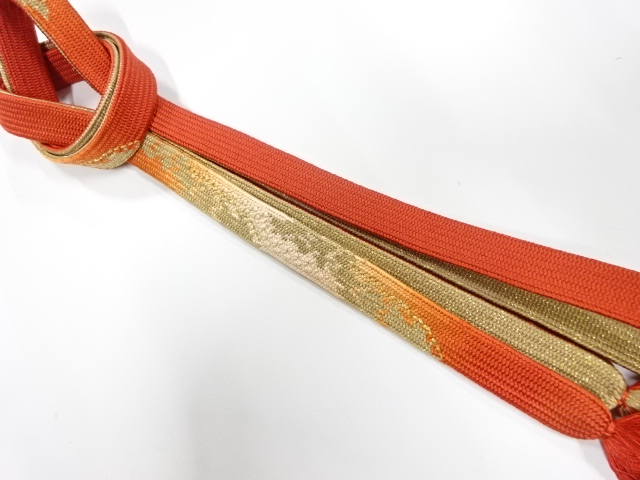 正絹　手組帯締め