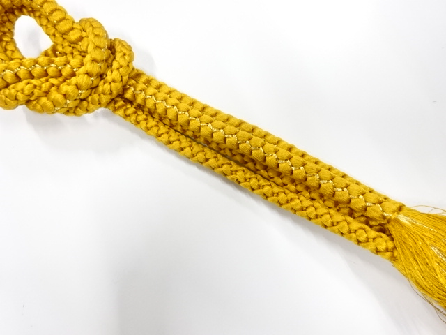 正絹　手組帯締め