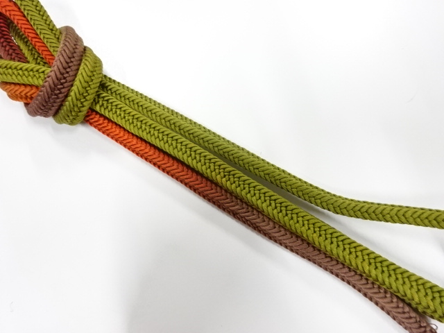 正絹　手組帯締め