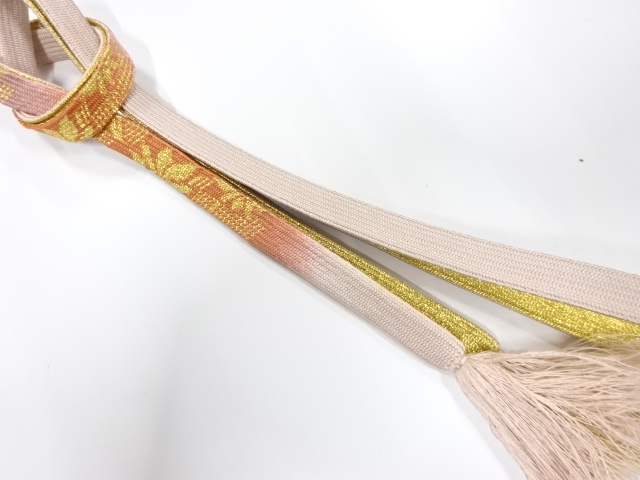 正絹　手組帯締め