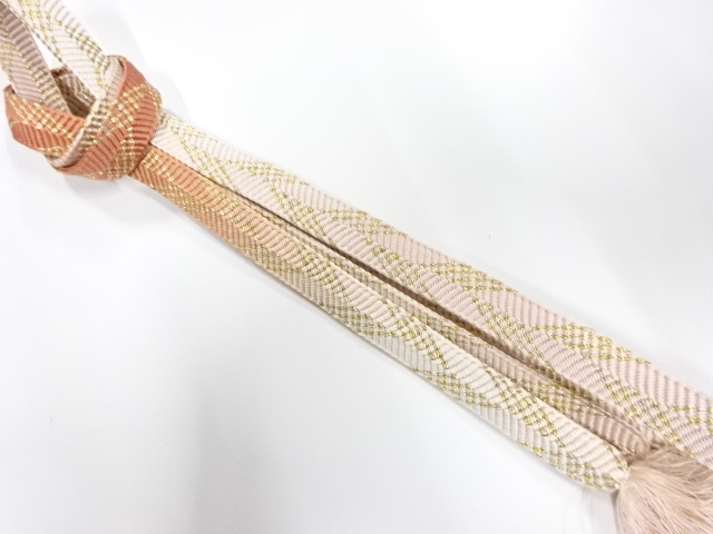 正絹　手組帯締め