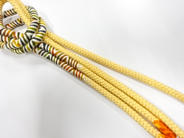 正絹　手組帯締め