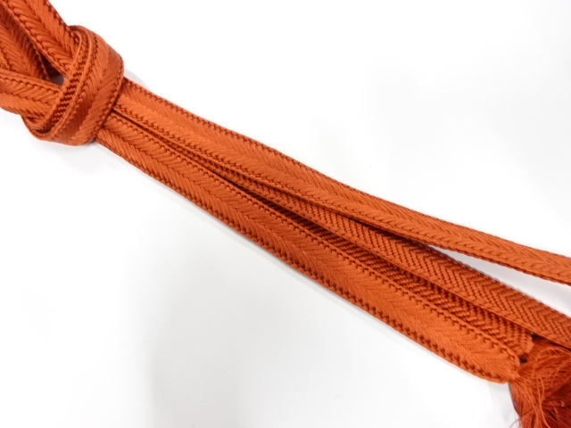 正絹　手組帯締め