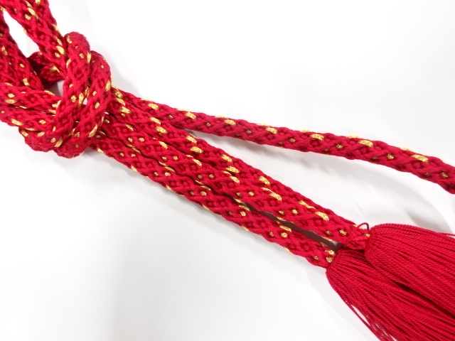 正絹　手組帯締め