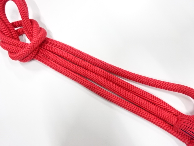 正絹　撚り房　手組帯締め