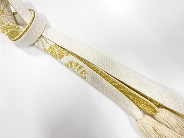 正絹　撚り房　手組帯締め