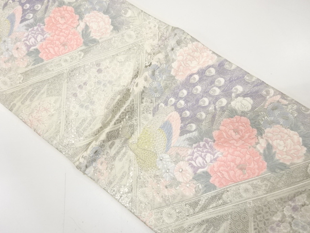 JAPANESE FUKURO OBI / WOVEN KIKU