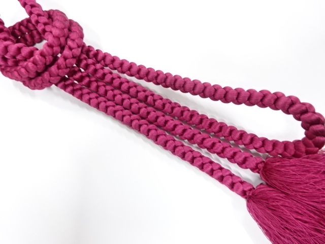 正絹　手組帯締め