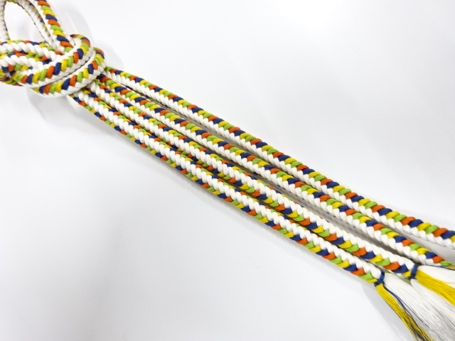 正絹　手組帯締め