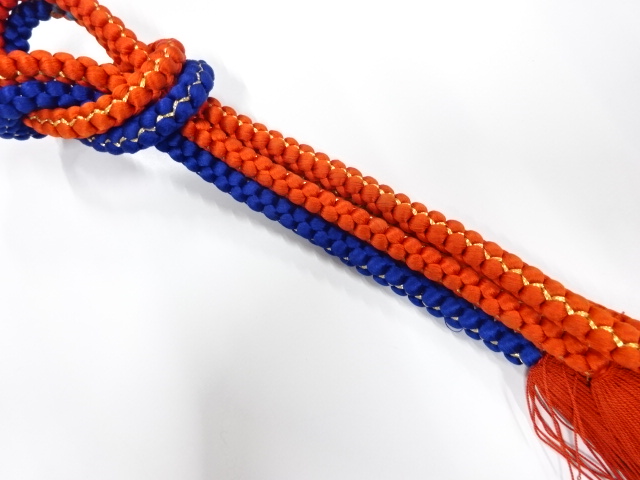 正絹　手組帯締め