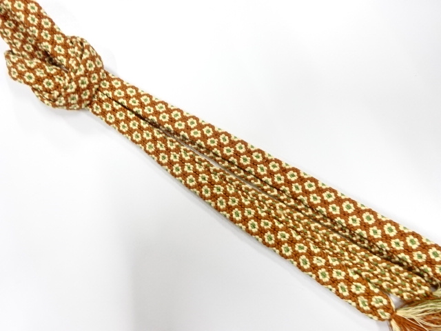 正絹　手組帯締め