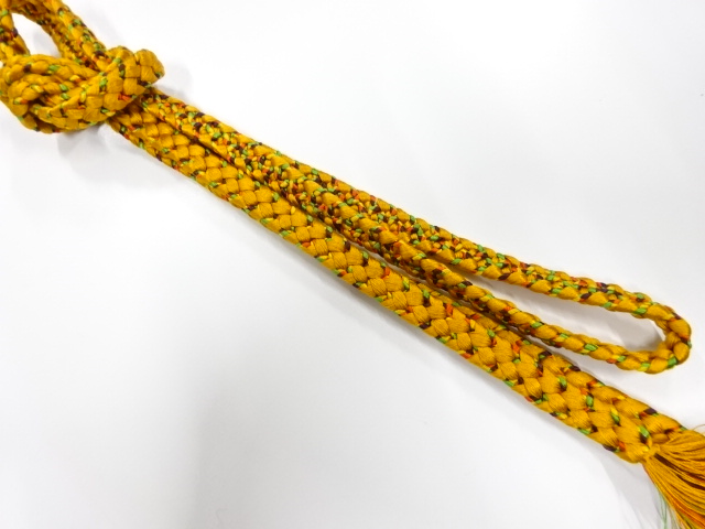 正絹　手組帯締め