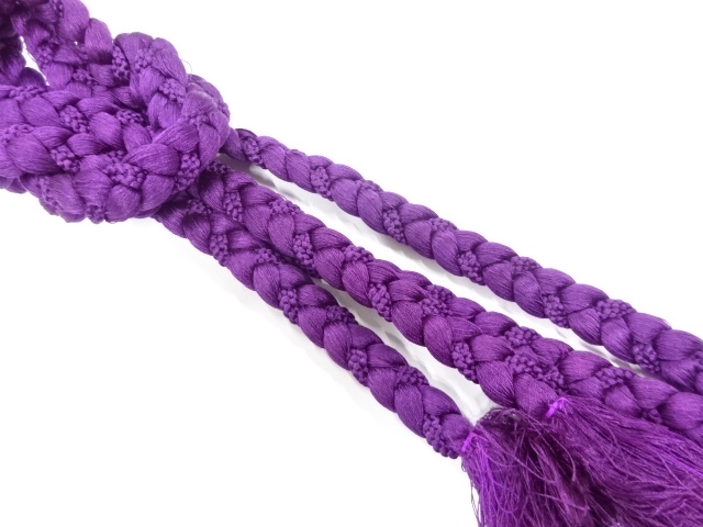 正絹　手組帯締め