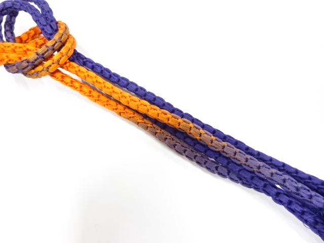 正絹　手組帯締め