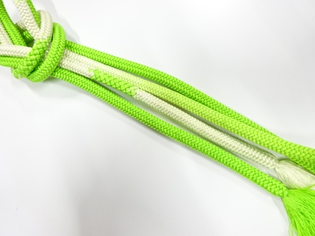SALE!! JAPANESE KIMONO / HANDTIED OBIJIME CORD 