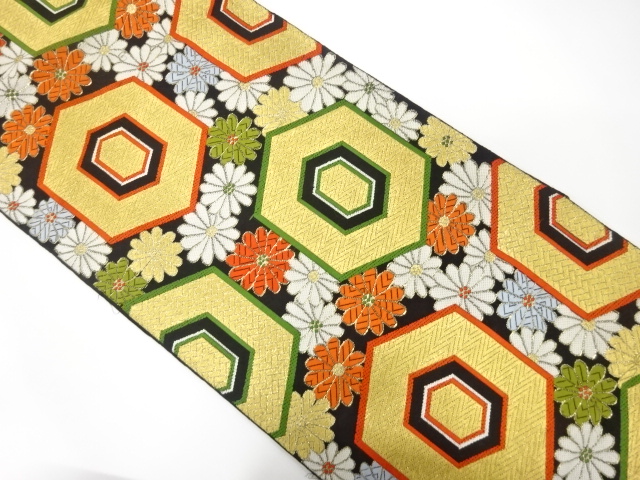 SALE!! JAPANESE KIMONO / ANTIQUE FUKURO OBI / SILK / WOVEN KIKKO