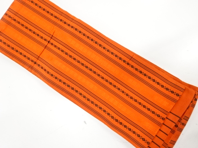 JAPANESE KIMONO / HANHABA OBI / SILK / CHIKUZEN HAKATA