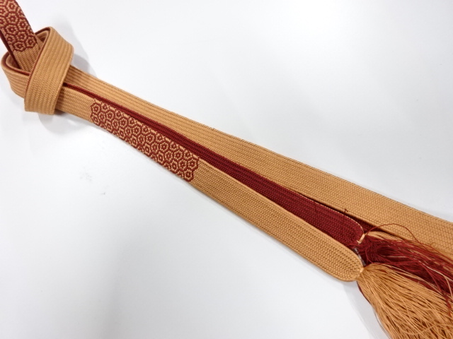 SALE!! JAPANESE KIMONO / KORAI HAND-TIED OBIJIME