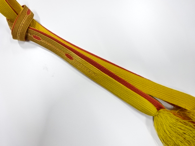 SALE!! JAPANESE KIMONO / KORAI HAND-TIED OBIJIME