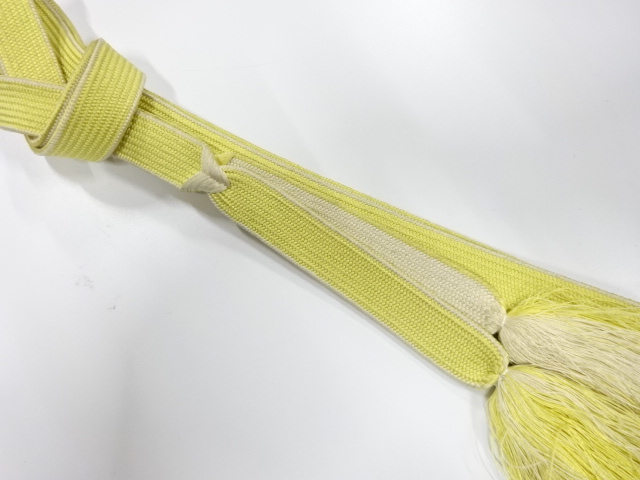 SALE!! JAPANESE KIMONO / KORAI HAND-TIED OBIJIME