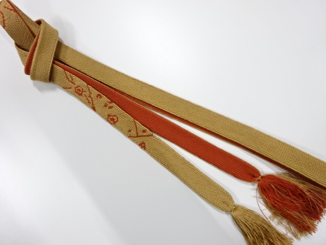 SALE!! JAPANESE KIMONO / KORAI HAND-TIED OBIJIME