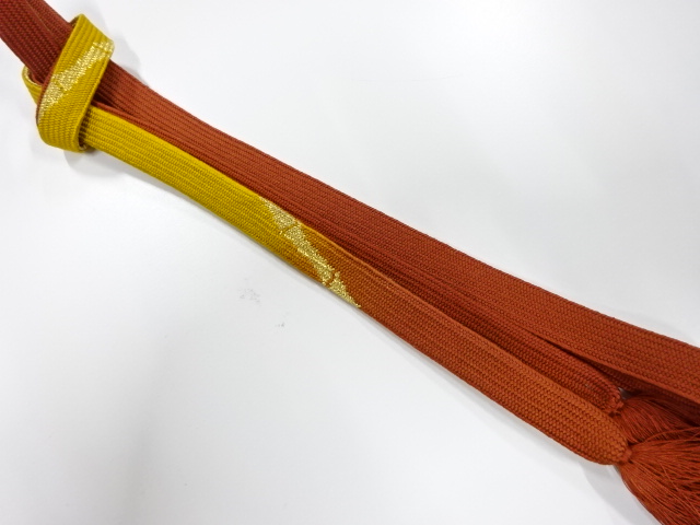SALE!! JAPANESE KIMONO / KORAI HAND-TIED OBIJIME