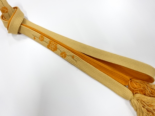 SALE!! JAPANESE KIMONO / KORAI HAND-TIED OBIJIME